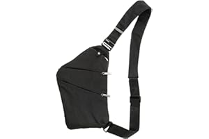 Doorslay Borsa Monospalla Morbida Antifurto per Uomo Donne Borsa Ascellare Ultraleggero con Multi Tasche e Cinturino Regolabile per Viaggiare Shopping Ciclismo Palestra