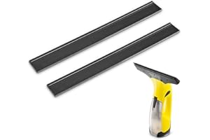 CANCYCC Fenstersauger Gummilippen für Kärcher, 280 mm Fenstersauger Ersatzlippen für Kärcher Leichte Reinigung Fenstersauger, 2 Stück Pack Abziehlippen, Kompatibel mit Kärcher