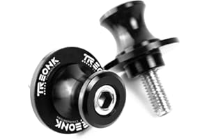 TREONK Moto Universale 8MM Nottolini M8 Supporto di Forcellone Posteriore delle Moto per Z650 Z900 Z900RS Z1000 Z1000SX VERSYS 650 ER6N SV650/S/A V-Strom 650 1000 DL650 GSX-8S GSX-8R S1000RR(Nero)