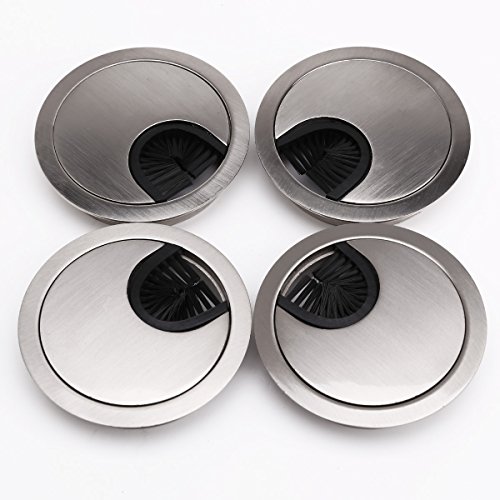 4x 60mm Schreibtisch Tisch Tlle Kabelkanal Schreibtisch Kappen Schreibtisch Oberflche Port Loch Bezge Gebrstetes Chrom 4x 60mm Schreibtisch Tisch Tlle Kabelkanal Schreibtisch Kappen Schreibtisch Oberflche Port Loch Bezge Gebrstetes Chrom