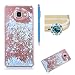 Produktbild für Samsung Galaxy A5 2016 Hülle Hardcase Transparent,SKYXD Handyhülle für Galaxy A5 2016 Glitzer Flüssig Bewegen Partikel Stern Pailletten Fließen Hart Plastik Durchsichtig Brillianter Kreativ Design mit [Handyanhänger + Eingabestifte] Rückseite Schutzhülle for für Samsung Galaxy A5 2016 Modell SM-A510F Glitter Shine Bling Star Sparkle Back Cover With Touch Pen Dust Plug - Blau