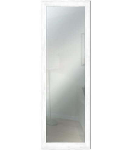 Portachiavi Da Parete Paula Con Specchio – 48 Cm, Shabby Chic Bianco, Armadietto Chiavi