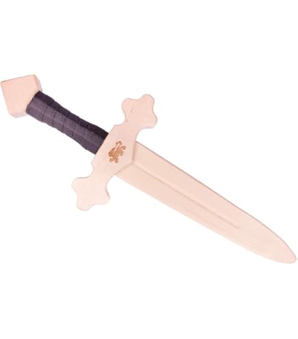 Holzdolch Spielzeug – Ca. 34 Cm, Aus Fichtenholz, Für Kinder Ab 3 Jahren, Mittelalter-/Ritter-Kostümzubehör