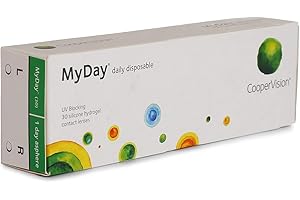 COOPERVISION MyDay daily disposable, Tageslinsen weich, 30 Stück / BC 8.40 mm / DIA 14.20 mm / -3.50 Dioptrien