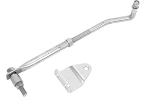 EQULUP Kit Collegamento Sterzo Fuoribordo, Collegamento dello Sterzo Per Motore Fuoribordo da Collegamento dello Sterzo Regolabile in Acciaio Inossidabile Motore Fuoribordo Universale Per 15HP