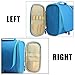Hanging Toiletry Bag, JTDEAL Premium Cosmetic Bag MakeupKit Water Resistant Shower Wash Bags, Portable Travel Kit Organizer for Travel Accessories/Bathroom Storage with Hanging Hook (Sky Blue)
