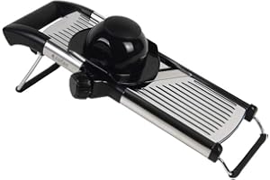 Cofan Mandolina Cortadora fabricada en acero inoxidable I Medidas 41,8 x 16,5 x 6,5 cm | Corta espesores de hasta 6 mm