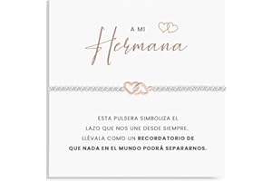 SOFIA FERRER Regalos Amigas Originales, Pulsera Mujer, Regalo Original Mujer, Pulsera Hermanas, Regalos Originales Para Madres, Amiga, Hermana, Mamá, Cumpleaños, Amistad