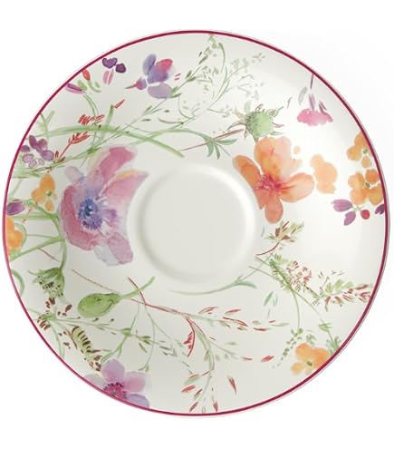 Villeroy & Boch Mariefleur Basic Teapot – 1.2 Litre, Premium Porcelain, White With Multicoloured Flowers