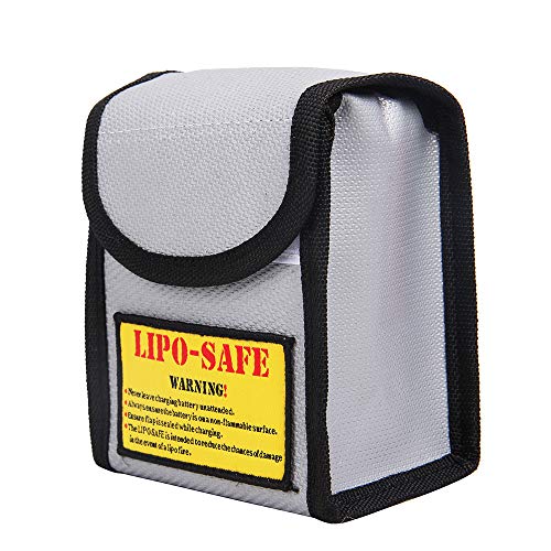 Preisvergleich Produktbild Aibecy Feuerfester explosionsgeschützter Lipo Battery Guard Safe Bag Tragbarer hitzebeständiger Beutel für DJI Phantom 4 Pro Akkuladung und Lagerung 115 * 100 * 75mm
