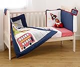 Suncrest Fetch the Engine Boy's Cotbed Bedding Set (5 piece)
