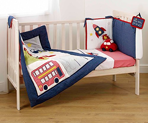 Suncrest Fetch the Engine Boy's Cotbed Bedding Set (5 piece)