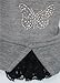 Full-Length Grey Butterfly Maternity Leggings - UK size 10