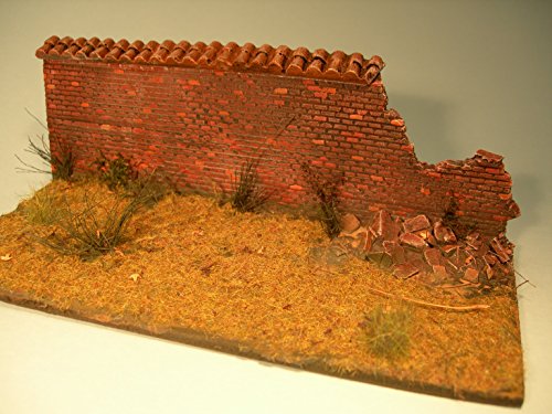 FoG models Modèle réduit mur endommagé avec pierres effondrées échelle 1/35