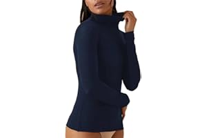 JADEA Maglia Donna 4066 Dolcevita Manica Lunga in Modal e Cashmere