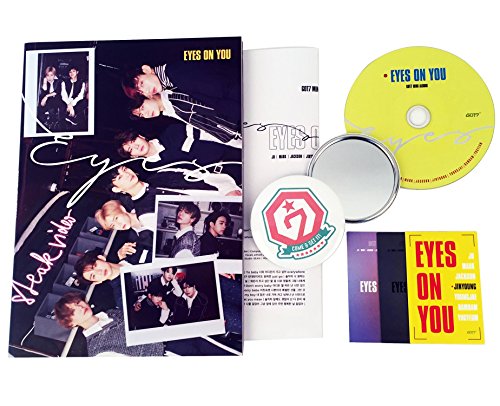 GOT7 Mini Album - Eyes on you [ EYES Ver. ] CD + Photobook + 3 Photocards + Lyrics Poster + FREE GIFT / K-Pop Sealed