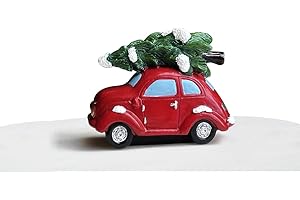 Anniversary House 1pcs Bringing Home The Tree Resin Cake Topper Christmas Cake Decorations, Christmas Cake Toppers, Yule Log Decorations, Traditional Non-Edible Decorations, BX365 UK