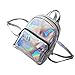 Produktbild Tinksky Mädchen-Laser-Hologramm-Rucksack beiläufiger Schultasche Minihologramm-Schule-Beutel Schulter-Beutel für Spielraum (Silber)