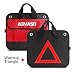 Aomaso Auto Trunk Organizer Nylon Foldable Design For All Vehicles Cars and Home With Triangle Warning