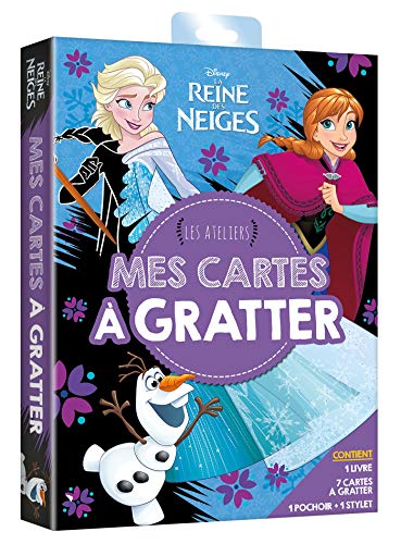 LA REINE DES NEIGES - Pochette Les Ateliers - Mes cartes à gratter - Disney LA REINE DES NEIGES - Pochette Les Ateliers - Mes cartes à gratter - Disney