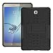 Produktbild WindCase Galaxy Tab S2 8.0 Hülle, Outdoor Dual Layer Holster Armor Tasche Heavy Duty Defender Schutzhülle mit Ständer Case für Samsung Galaxy Tab S2 8.0 T710 Schwarz