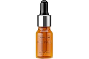 TAN-LUXE - Gocce autoabbronzanti The Face, colore Medium (10 ml), aggiungi le gocce abbronzanti alla skincare per un'abbronzatura del viso perfetta, cruelty free e vegan