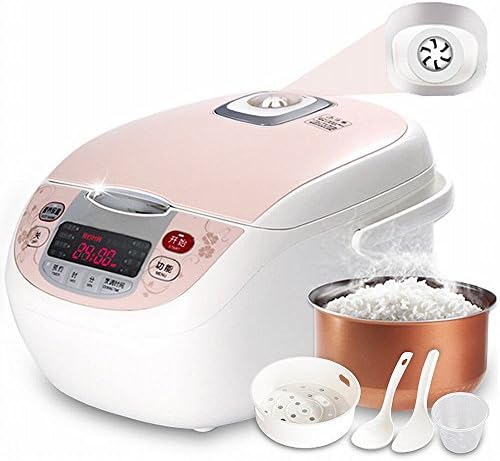F Rice cooker Home Rice Cooker Smart Booking Home Rice Cooker 2 People -6 People 4L,Pink