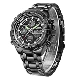 tommy hilfiger edelstahl uhr herren [WASSERDICHT]: Wasserbeständig bis 30 ATM (3 ATM), widersteht Regen und Spritzwasser, aber nicht duschen oder untertauchen