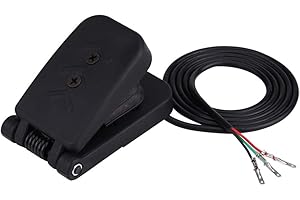 QQMORA Bremspedal Fu?pedal Gasdrehzahlregelung Bremspedal Kunststoff Universal Elektrofahrr?der Roller Atv Schwarz,ATV/UTV -Teile