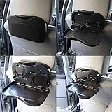 TRIXES Klappbarer Tisch für den Rücksitz im Auto mit Getränkehalter - 3