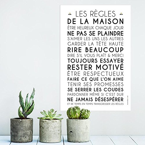 Mes-Mots-Dco-STI-HR-3045-001-Les-Rgles-de-la-Maison-Autocollant-Mural-Papier-Blanc-30-x-01-x-45-cm