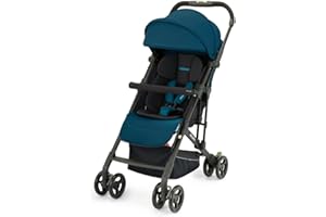 RECARO Kids, Easylife Elite 2, Passeggino Reclinabile, Passeggino da Viaggio con Meccanismo di Ripiegamento a una Mano, Parasole, Ergonomico, per Bambini di 3 Anni (Max 15 kg), Select Teal Green