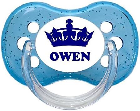 *2-Pack* FUNKY DUMMY Personalised Dummy Pacifier Soother, All TEATS Sizes & Colours, Prince and Crown