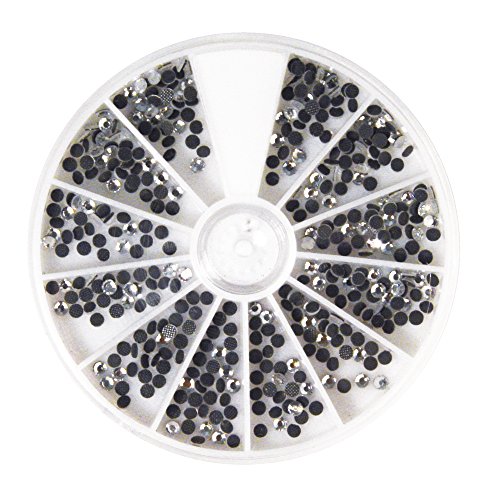 RAYHER 15128801 Hotfix-Strasssteine, 3 mm, bergkristall, Box 420 Stück