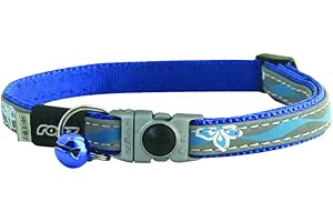 ROGZ CB08-B obroża Nightcat, S, niebieska