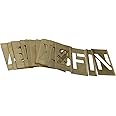 Stencils - Set of Brass Interlocking Stencils - Letters 1in