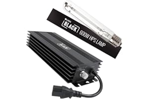 LUMii BLACK 600w Dimmable Digital Ballast + HPS Dual Spectrum Bulb Hydroponics