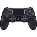 Sony Manette PlayStation 4 officielle, DUALSHOCK 4, Sans fil, Batterie rechargeable, Bluetooth, Jet Black (Noire)