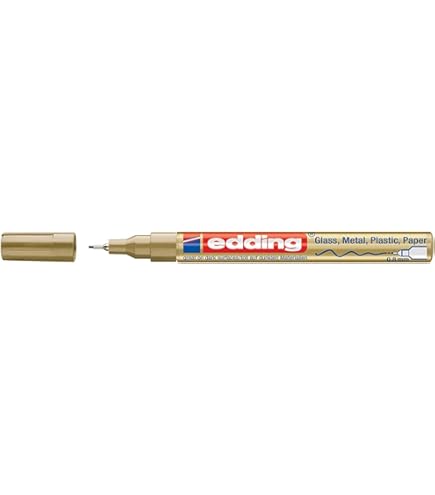 edding 753 glanslakmarker kalligrafie blister van 1 goud