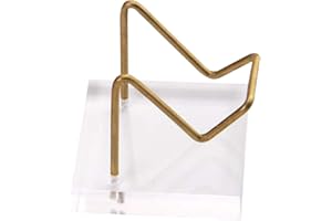 freneci Brazo de Metal Mineral fósil Soporte de exhibición Estante acrílico Base de Soporte para minerales de Cristal Piedras de ágata decoración del hogar