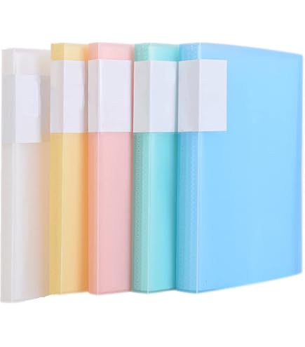 Porte-vues Eco-eco A5 - 60 Pochettes Transparentes - 50% Recyclé - Couverture 600 Microns