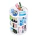 Produktbild Schönes leben* Multifunktionaler Kosmetikorganizer Kosmetikständer 360 Grad Drehbar Aufbewahrungsbox für Gesichtswasser, Cremes, Kosmetikpinsel, Lippenstifte, Nagellack (#1 Weiß)