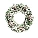 Produktbild Prevently 30cm Frohe Weihnachten Kranz Weihnachtskiefer Kegel Schneeflocke Kranz Tür Wand Ornament Girlande Dekoration