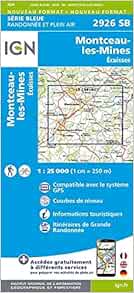 Amazon Fr 2926sb Montceau Les Mines Ecuisses Ign Livres