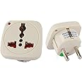 Melfi™ Multi Travel Adaptor Suchko To Universal Power Adapter UK/US/AU to EU Converter With Shutter & Indicator