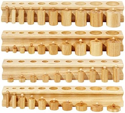 Betzold 85669 Knobbed Cylinder Block (4-Piece)