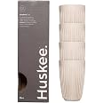 HuskeeCup - Lot De 4 Tasses Réutilisables En Marc De Café - 237 Ml - Naturel - Écologique Et Lavable Lave-Vaisselle