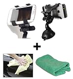 Vheelocityin Double Clamp Mobile Holder + Microfibre Cloth for Cleaning RS.349 (34.00% Off) - Amazon