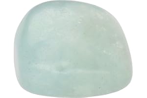 Lebensquelle Plus Pierres roulées de qualité supérieure - Gemmes polies agréables au toucher (aigue-marine, taille M)