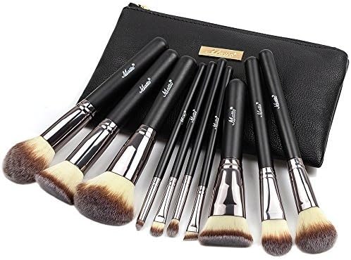 Matto Make Up Brushes Set 10-Piece Makeup Brushes Make-up Tools with Cosmetics Travel Bag